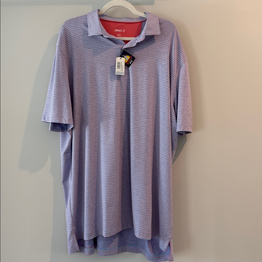 Johnnie-O Striped Polo Shirt